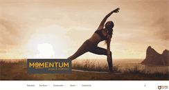 Desktop Screenshot of momentumfitnessnc.com